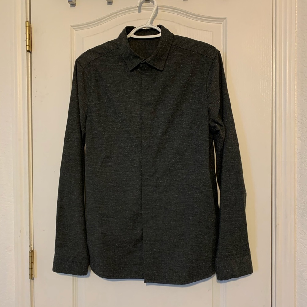 Lululemon Mens Long Sleeve Snap Up (Size: M)